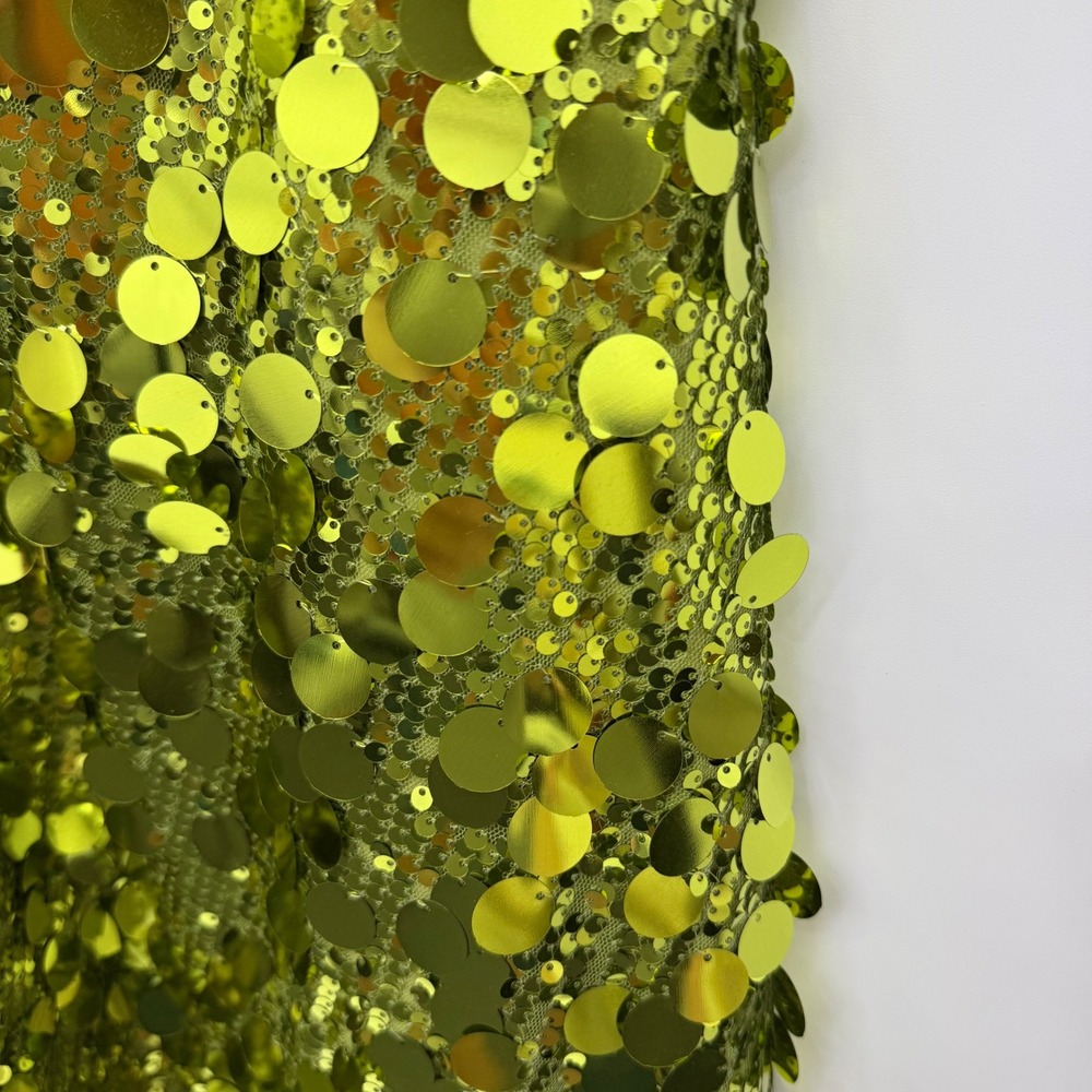 Princess Polly Fluorescents Halter Mini Dress Sequin Party Womens US 0 Green - Picture 6 of 10